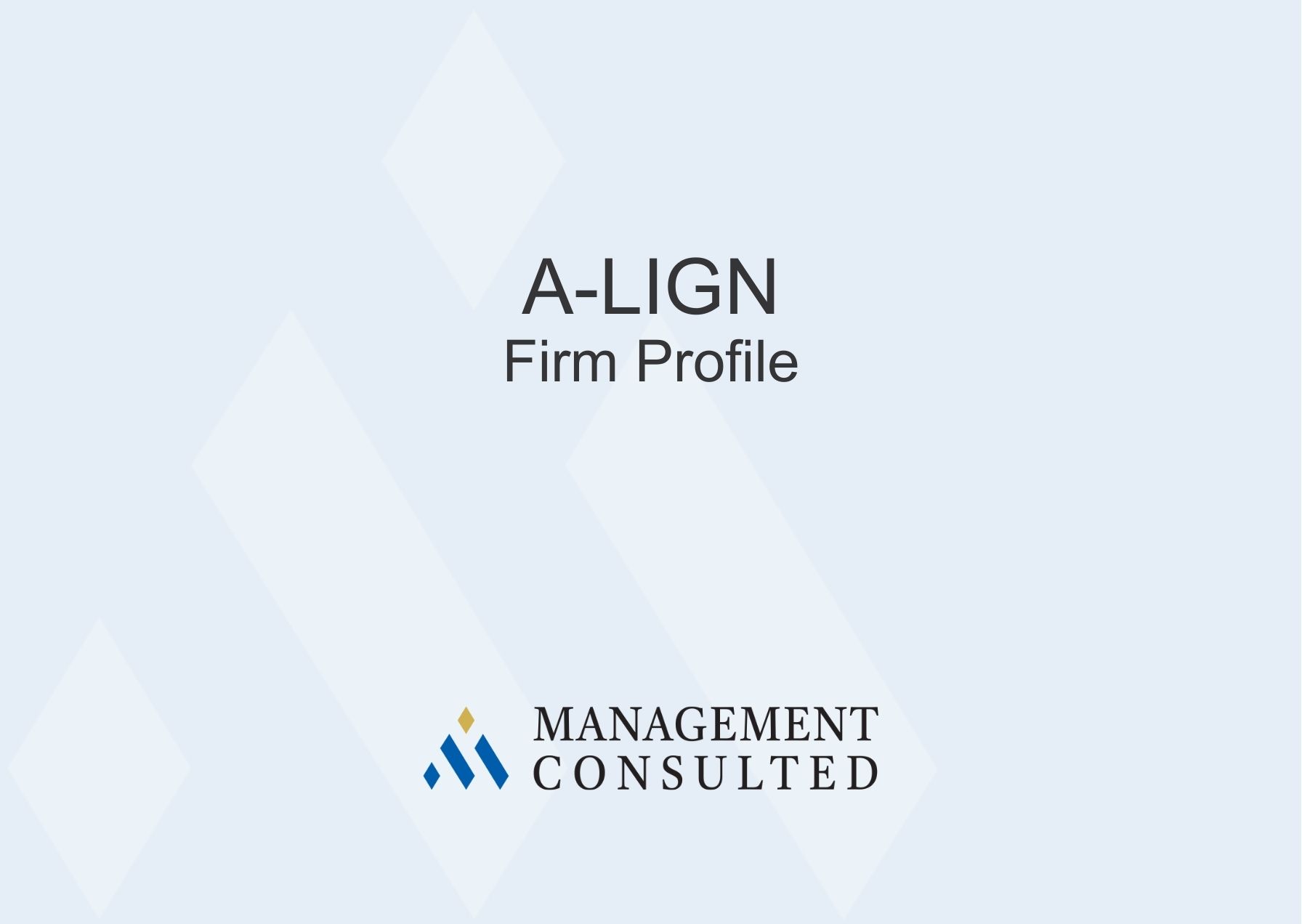 Wave Lign A-LIGN Firm Profile | Management Consulted