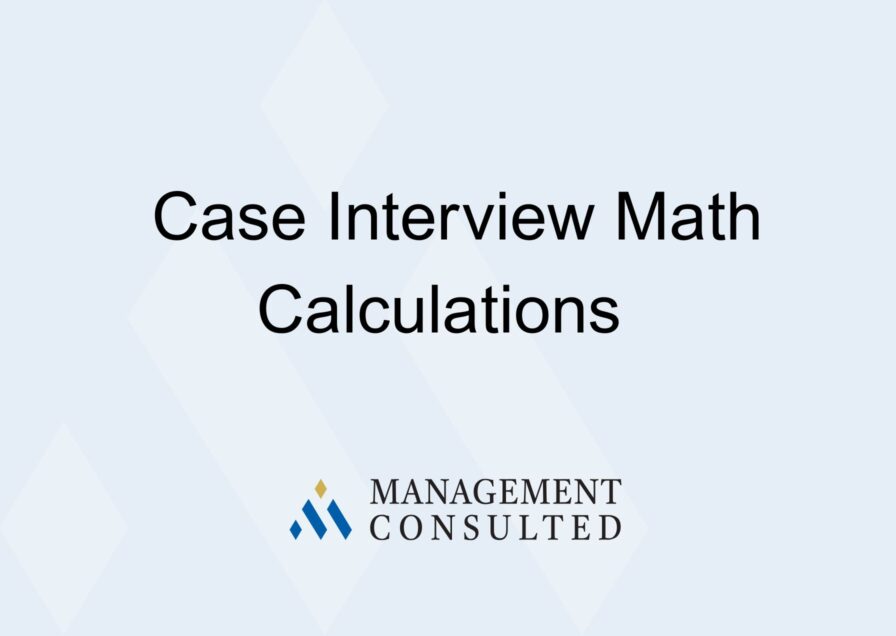 case interview math calculations graphic