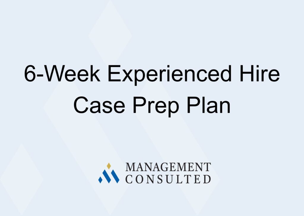 Case Interview | Case Interview Prep | Management Consulted
