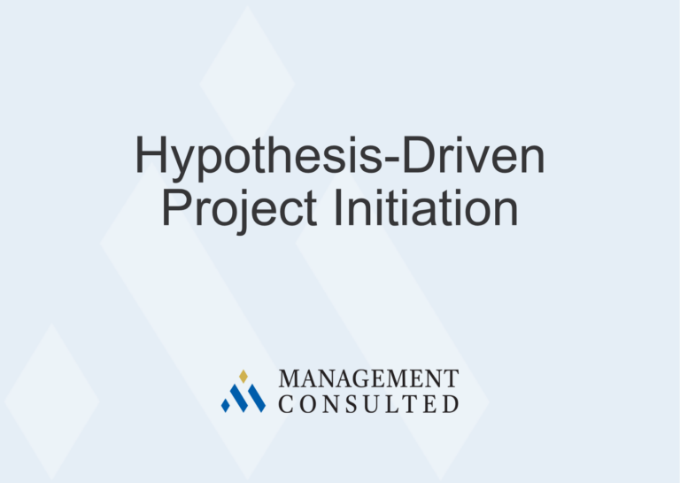 Hypothesis-Driven Project Initiation