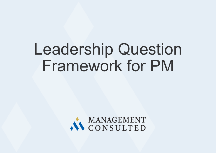 Leadership Question Framework for Project Management