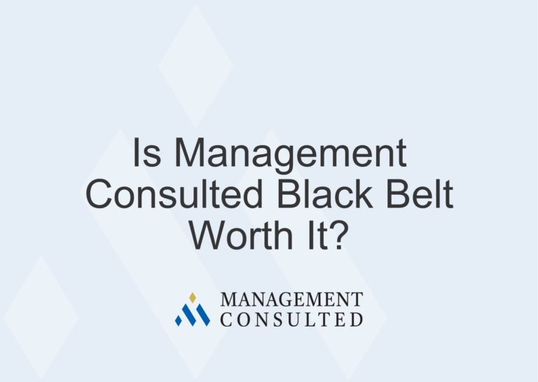 Is Management Consulted Black Belt Worth It