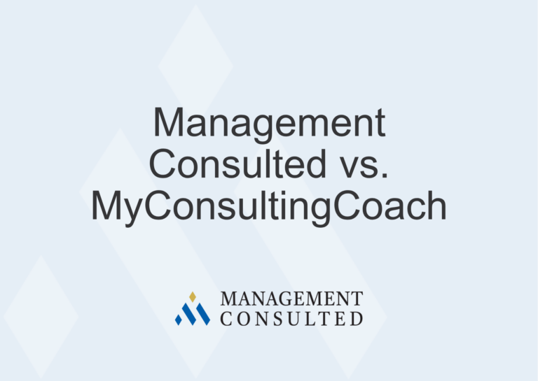 Management Consulted vs. MyConsultingCoach