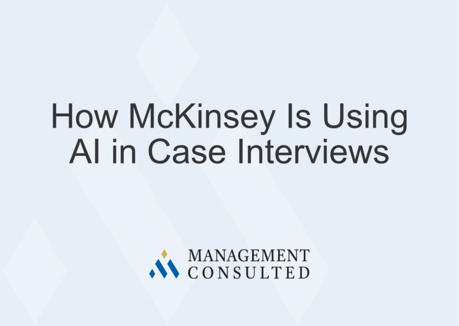 How McKinsey Is Using AI in Case Interviews