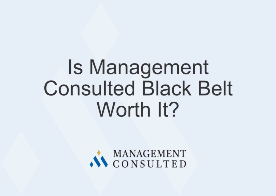 Is Management Consulted Black Belt Worth It