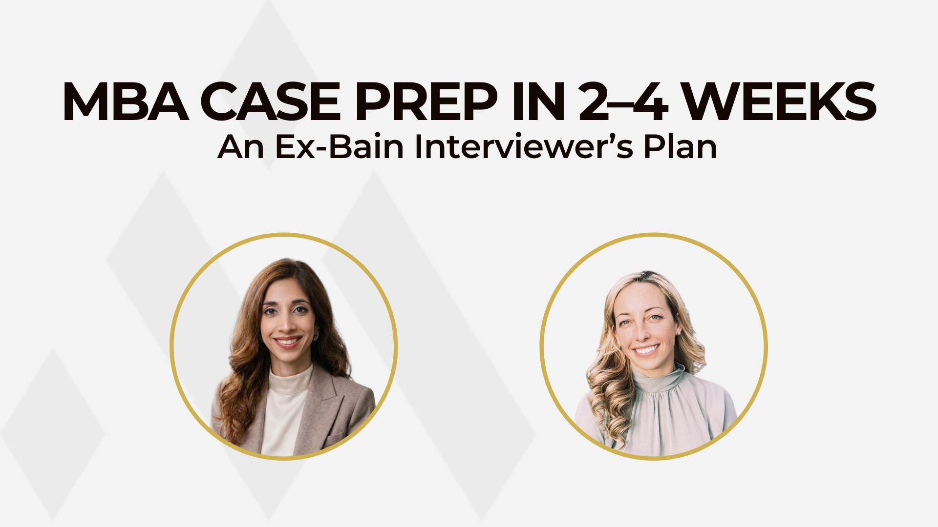 View MBA Case Prep in 2&ndash;4 Weeks: An Ex-Bain Interviewer's Plan