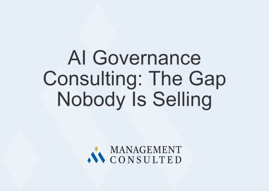 AI Governance Consulting: The Gap Nobody Is Selling