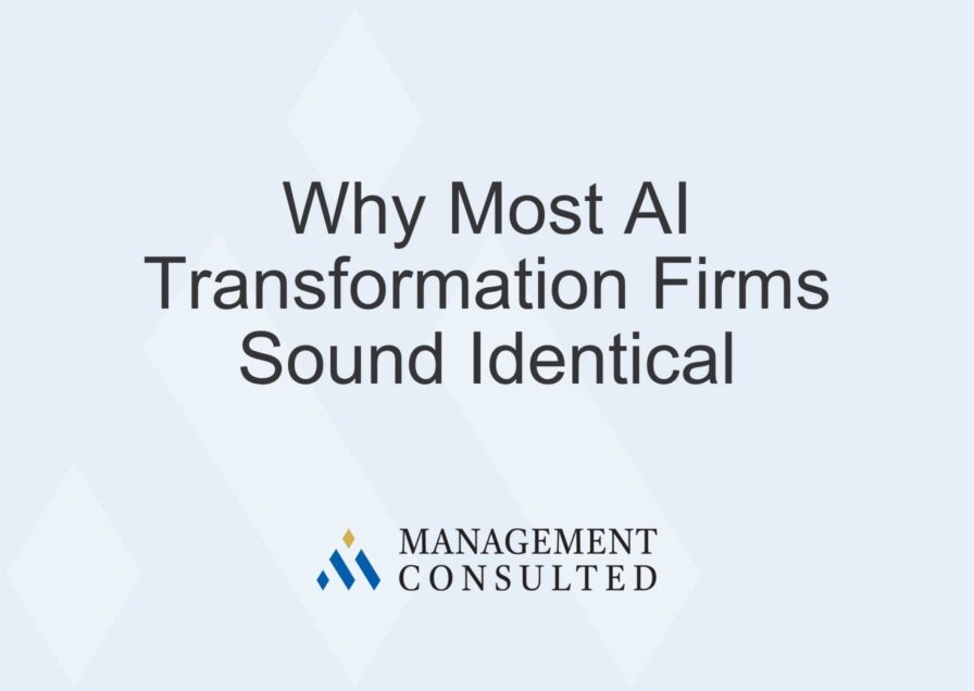 Why Most AI Transformation Firms Sound Identical