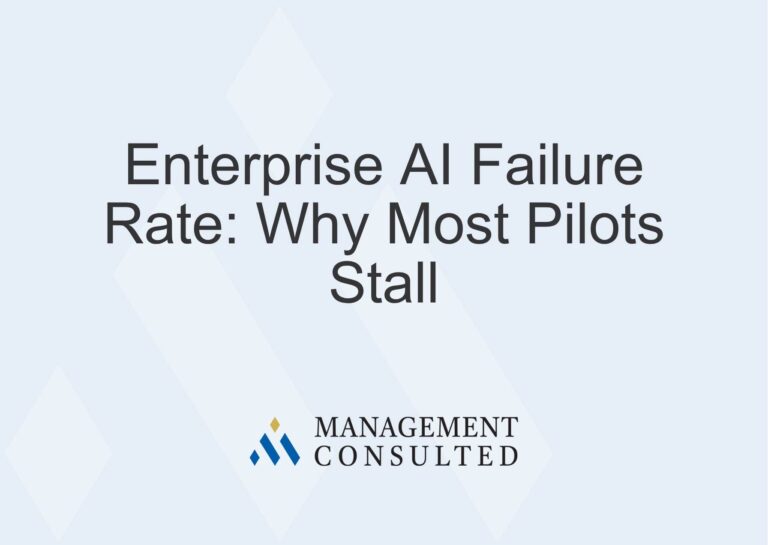 Enterprise AI Failure Rate Why Most Pilots Stall