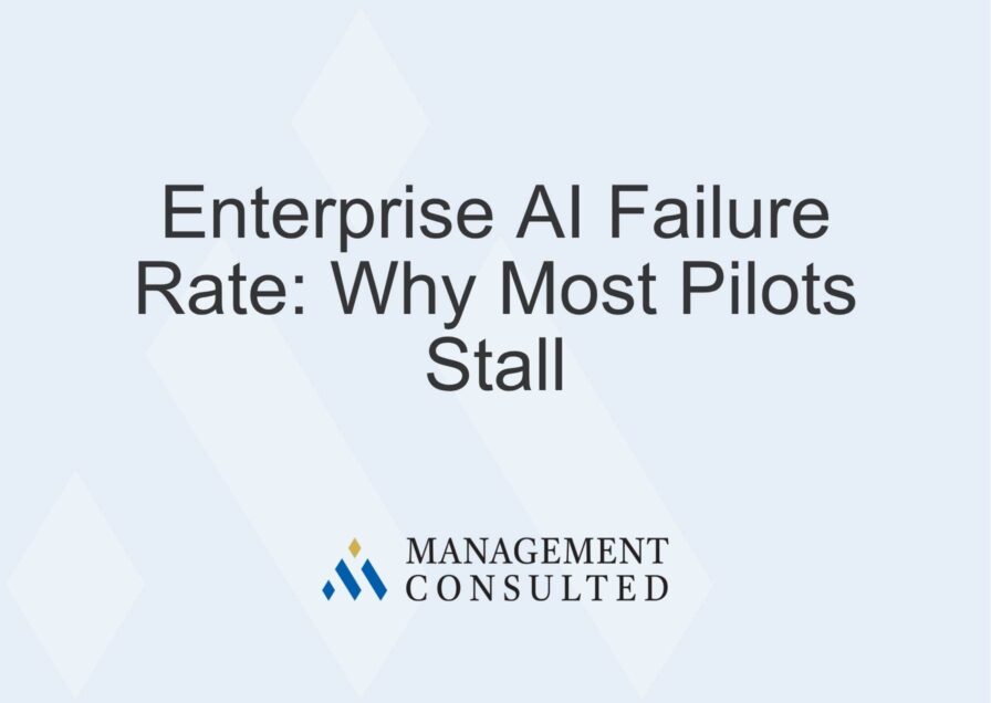 Enterprise AI Failure Rate Why Most Pilots Stall
