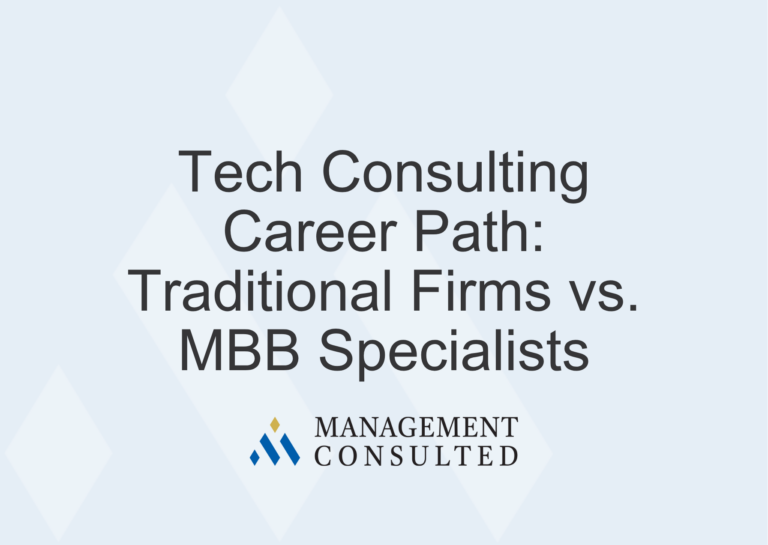 Tech Consulting Career Path